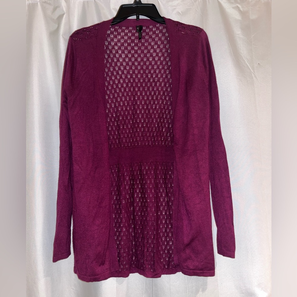 Maroon cardigan size medium